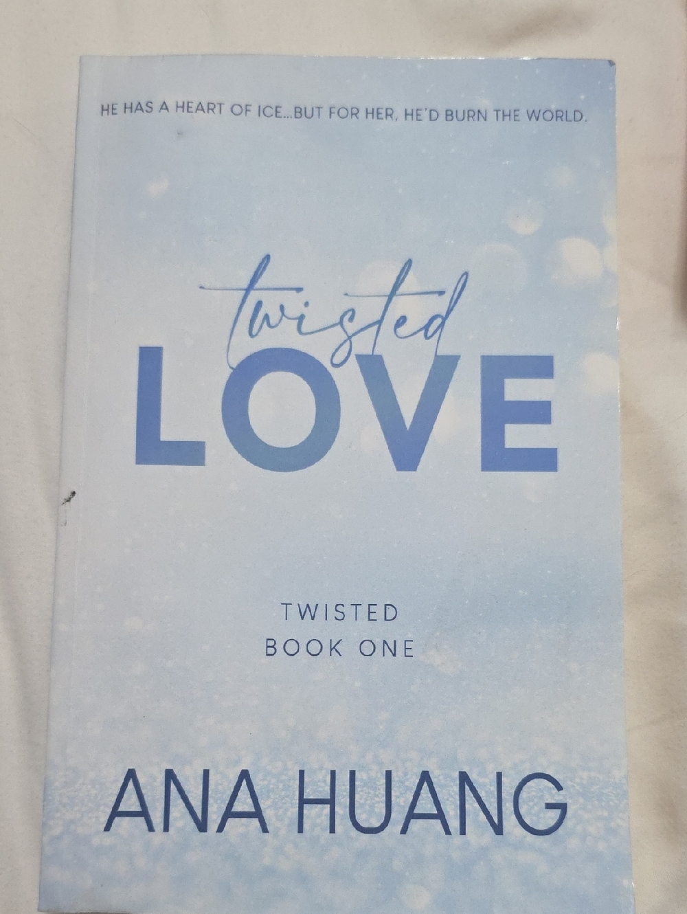 Twisted Love by Ana Huang - Light Blue Paperback